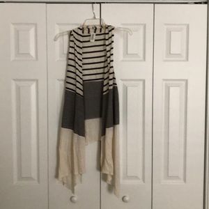 Cute black and cream vest